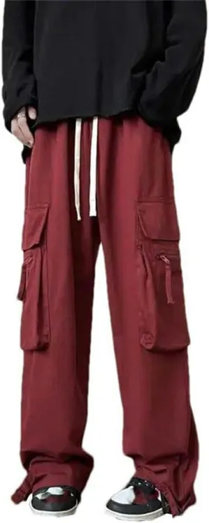 Spring and Summer Women's Solid Color high Waist tie-up Pants Trousers Korean Loose Casual Goods Pants Sports Style