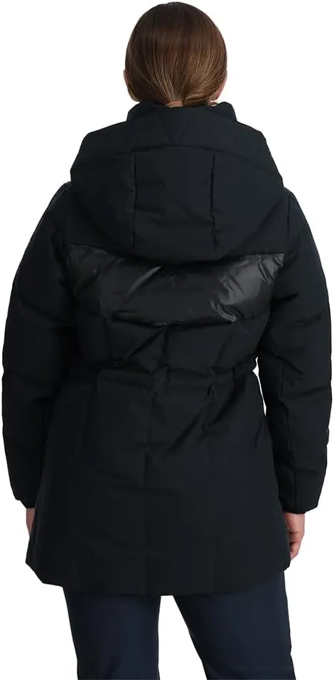 Spyder Women's Eastwood Long Down Hooded Jacket