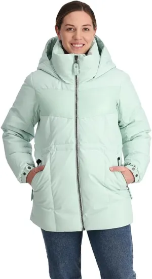 Spyder Women's Eastwood Long Down Hooded Jacket