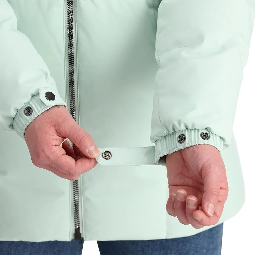 Spyder Women's Eastwood Long Down Hooded Jacket