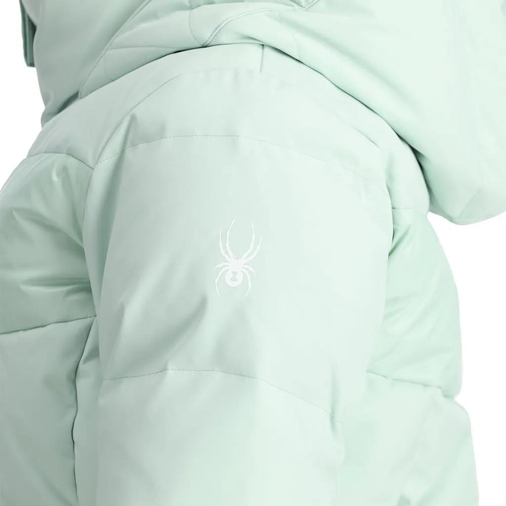 Spyder Women's Eastwood Long Down Hooded Jacket