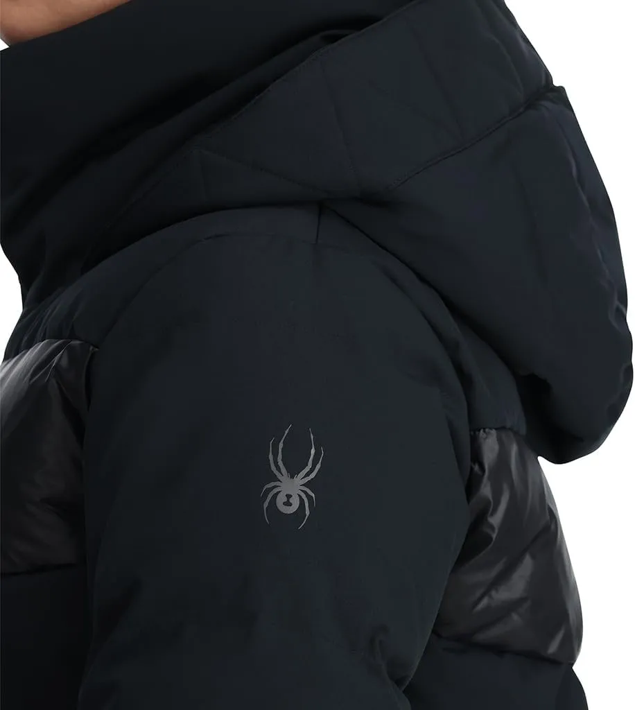 Spyder Women's Eastwood Long Down Hooded Jacket