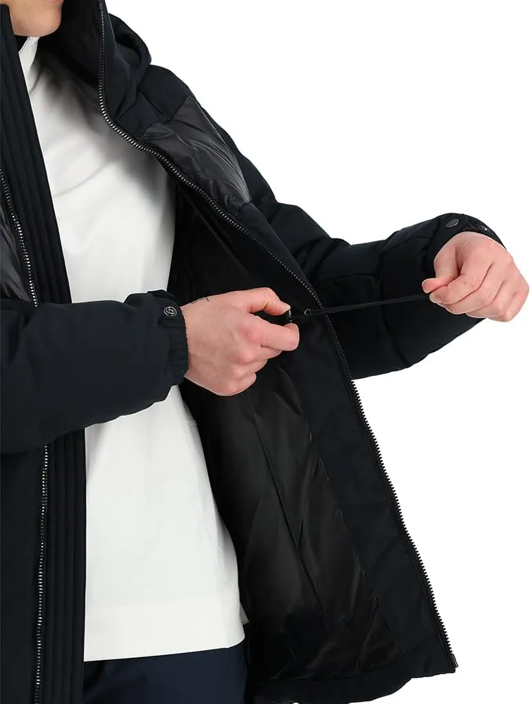 Spyder Women's Eastwood Long Down Hooded Jacket