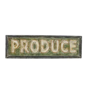 Steel Produce Sign