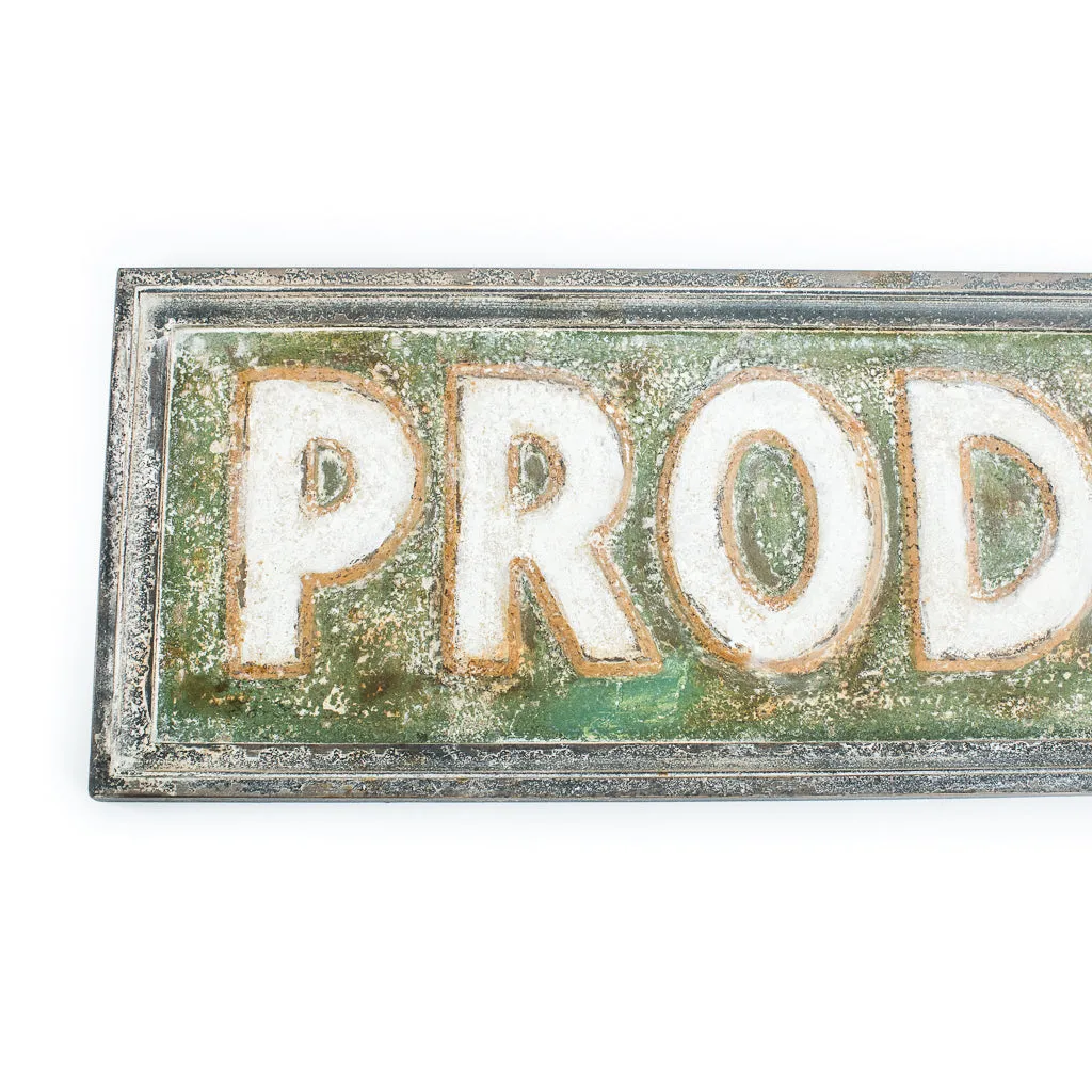 Steel Produce Sign