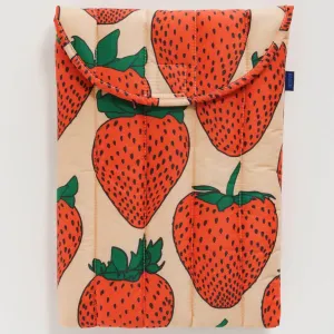 Strawberry Puffy Laptop Sleeve