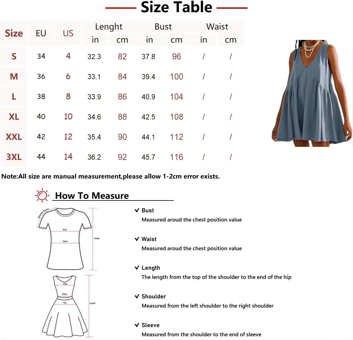 Sundresses for Women Sleeveless Mini Short Summer Dresses Casual Loose Beach Sundress Cute Sports Mini Dress Sexy
