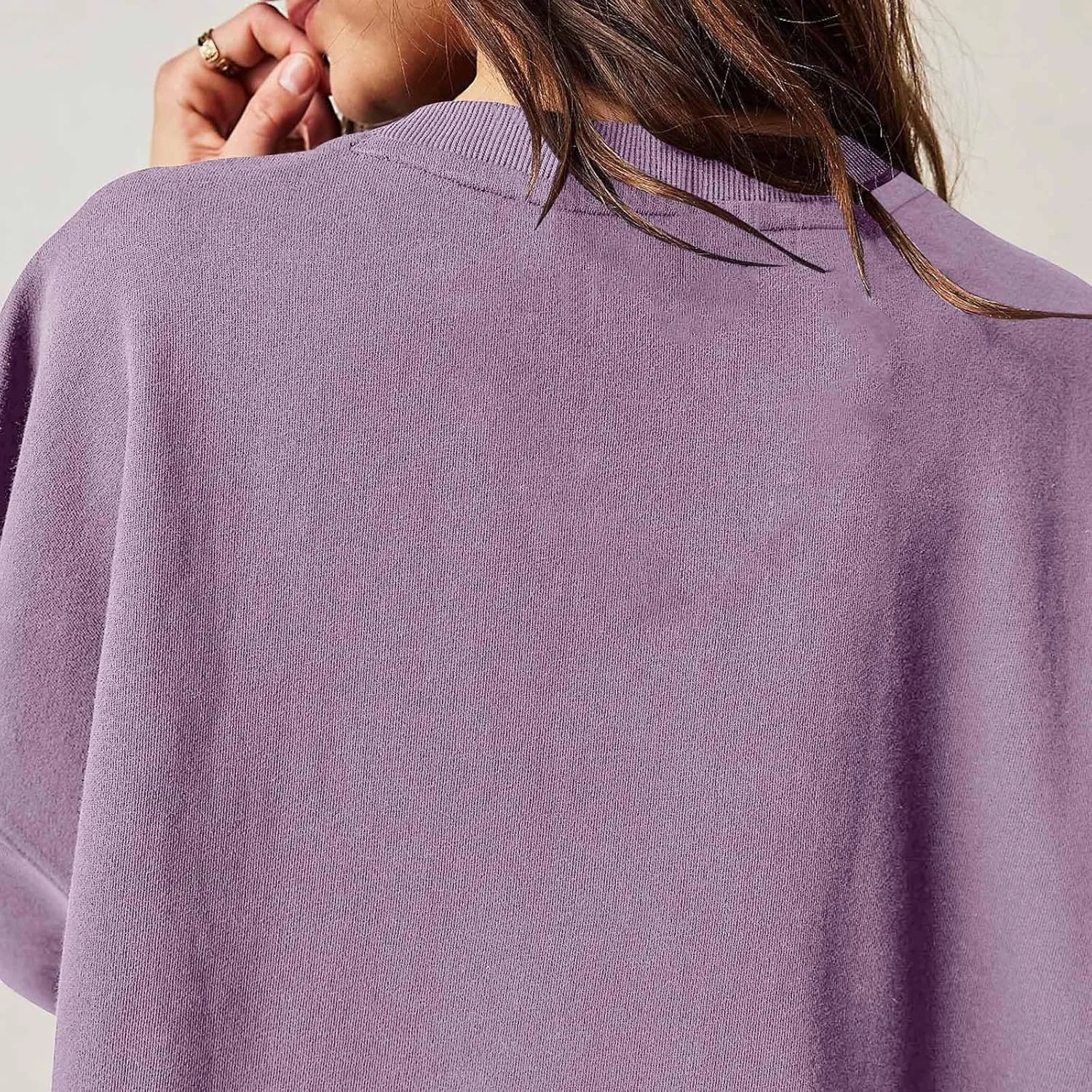 Sweatshirt Dresses for Women 2024 Casual Long Sleeve Patchwork Tops Oversized Crewneck Pullover Fashion Mini Dress