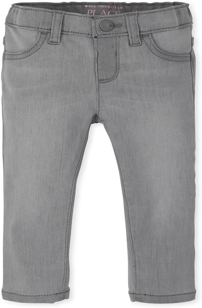 The Children's Place Baby Girls' and Toddler Super-Soft Stretch Denim Jeggings