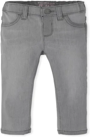 The Children's Place Baby Girls' and Toddler Super-Soft Stretch Denim Jeggings