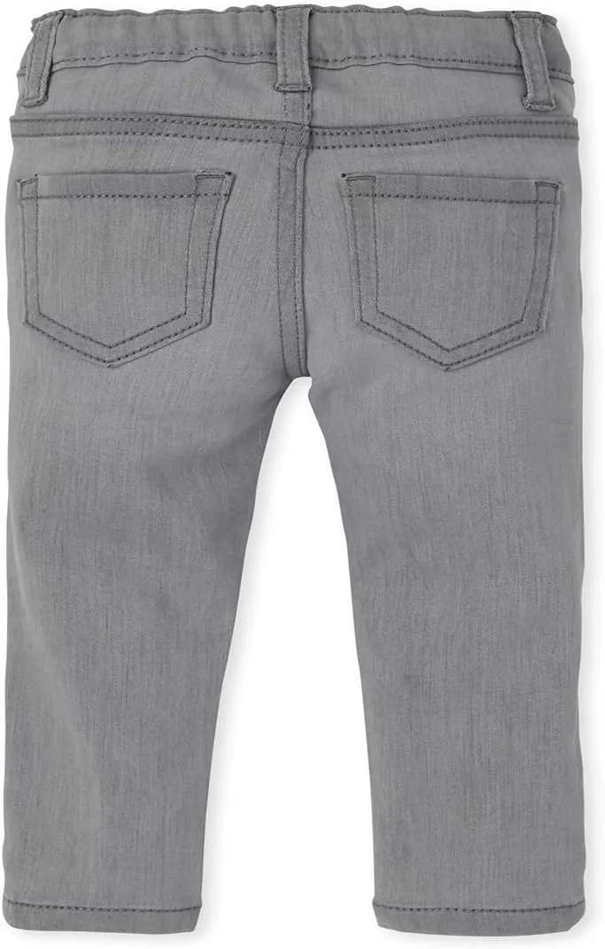 The Children's Place Baby Girls' and Toddler Super-Soft Stretch Denim Jeggings