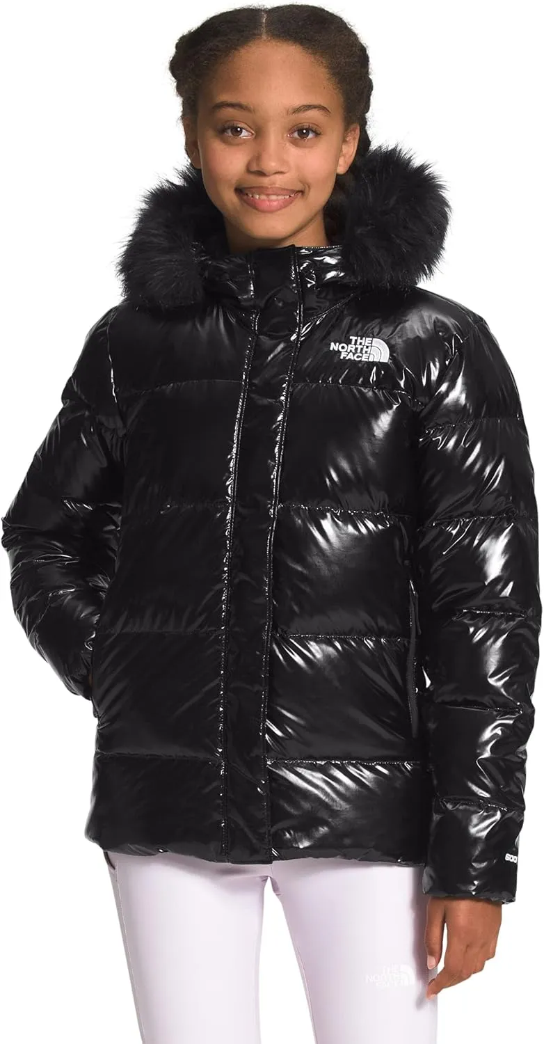 The North Face Girls' Printed North Down Fleece-Lined Parka - Youth
