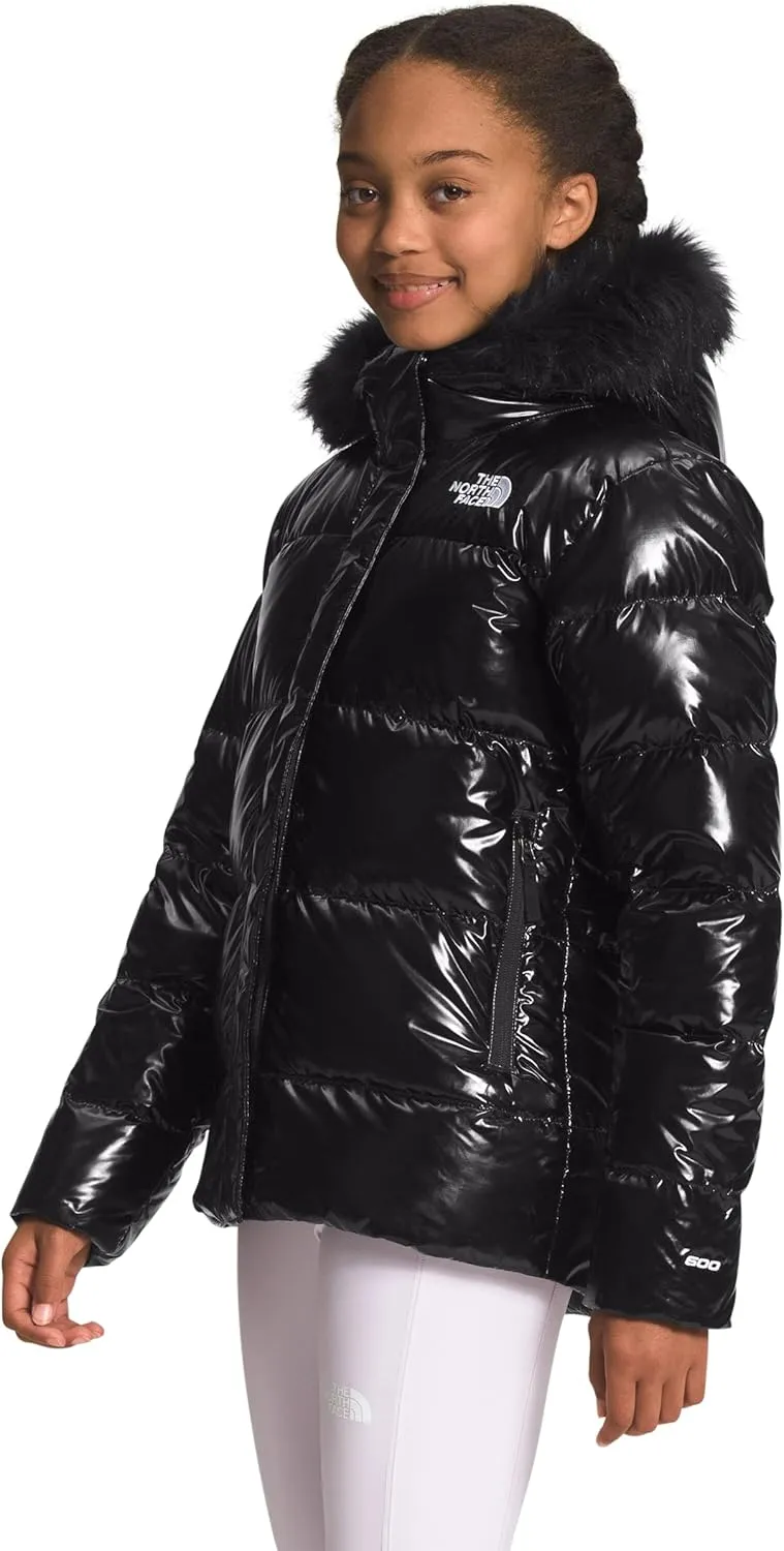 The North Face Girls' Printed North Down Fleece-Lined Parka - Youth
