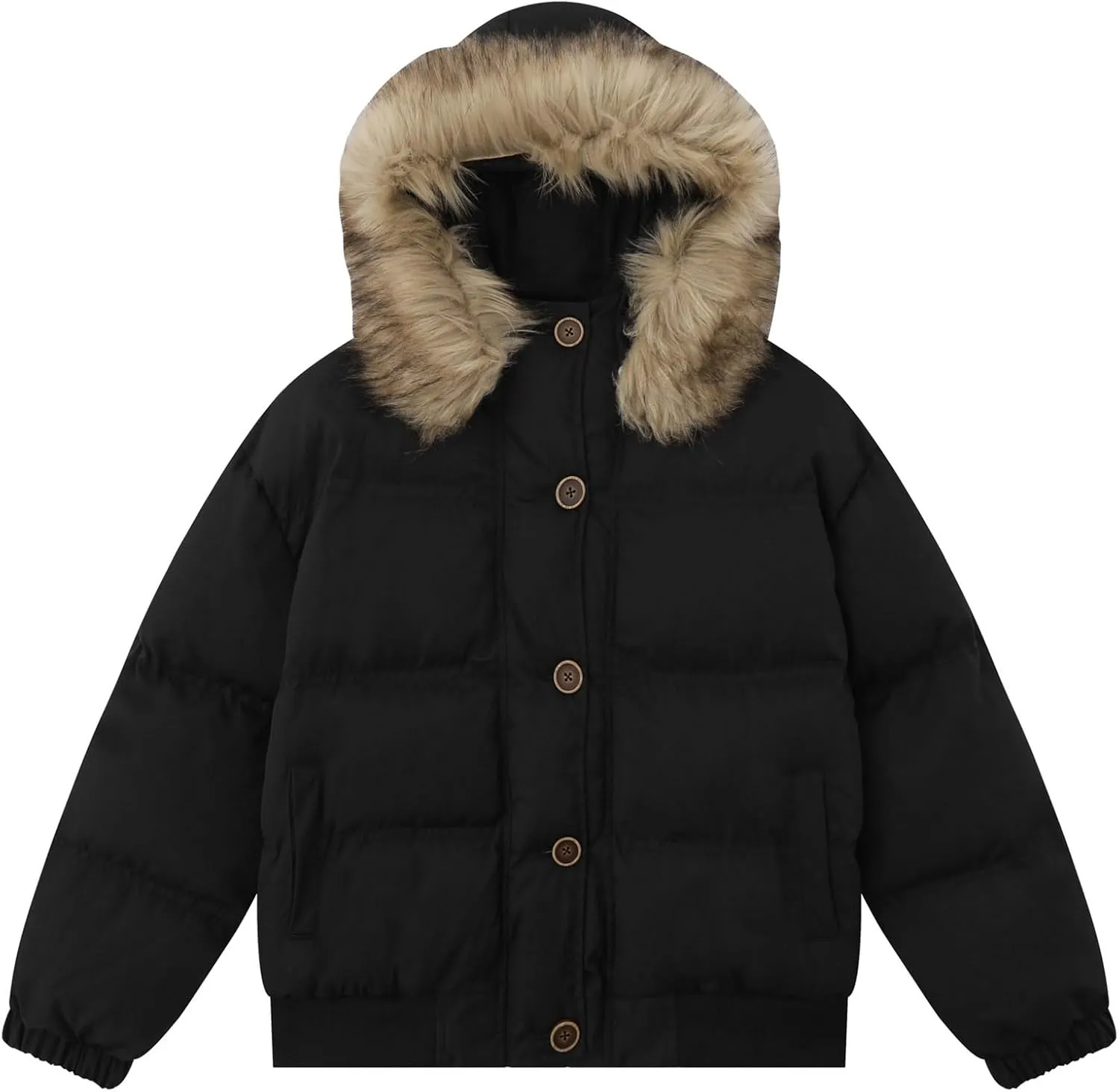 Thickened Winter Cotton-padded Coat Men And Women With Loose Cotton-padded Coat Couple Coat Bread