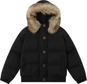 Thickened Winter Cotton-padded Coat Men And Women With Loose Cotton-padded Coat Couple Coat Bread
