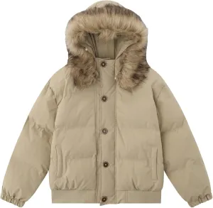Thickened Winter Cotton-padded Coat Men And Women With Loose Cotton-padded Coat Couple Coat Bread