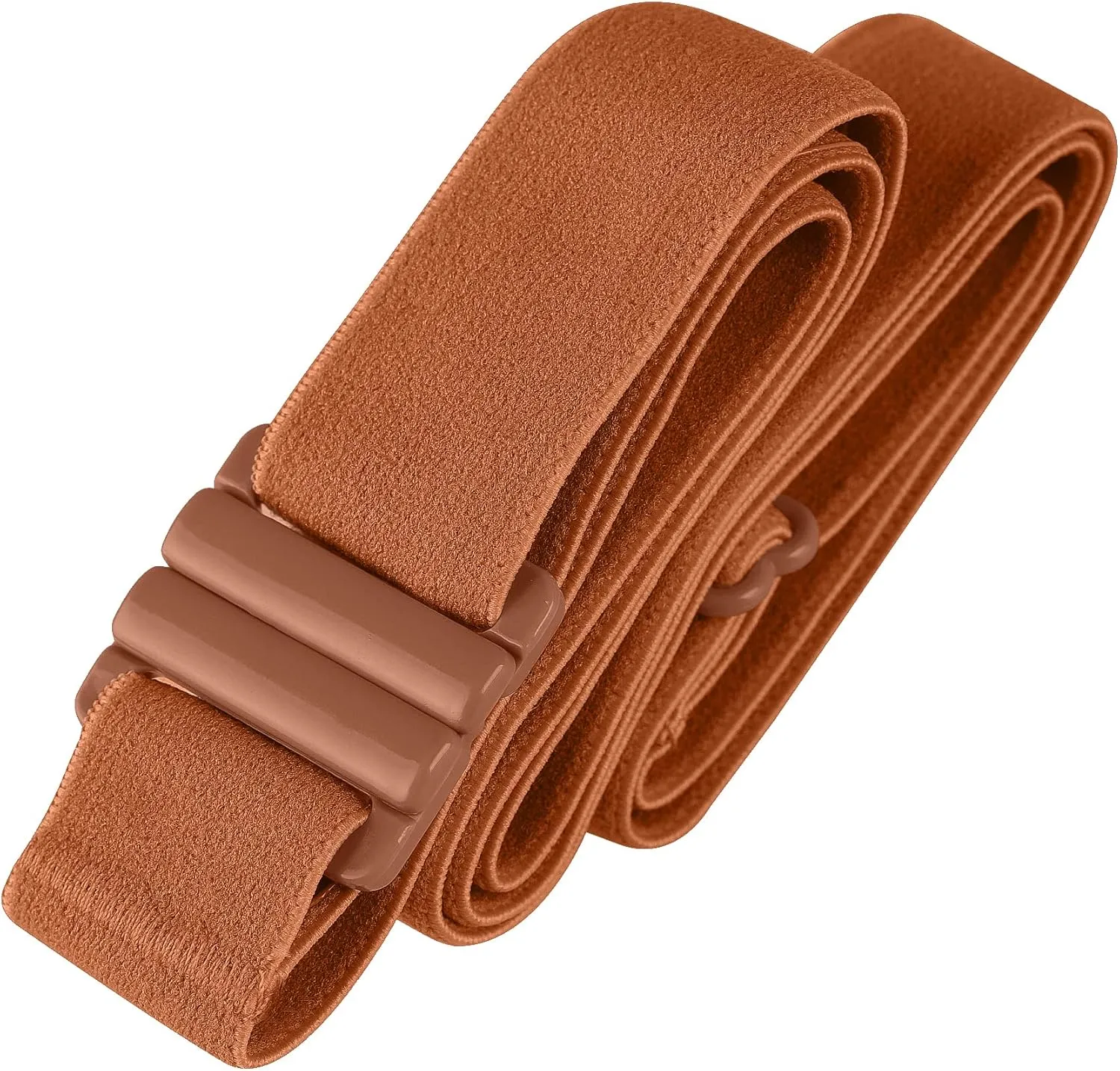TIGHTS UP Soft Stretchy Belt, Flat Buckle (NO BELT LOOPS REQUIRED) Great for LEGGINGS/JEANS
