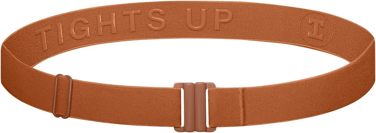TIGHTS UP Soft Stretchy Belt, Flat Buckle (NO BELT LOOPS REQUIRED) Great for LEGGINGS/JEANS