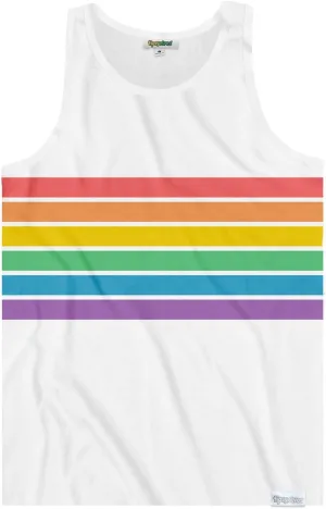 Tipsy Elves LGBT Pride Flag Tank Tops Colorful Rainbow Shirt Bi Trans Gay Lesbian Pride Outfits for Men Women