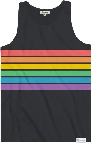Tipsy Elves LGBT Pride Flag Tank Tops Colorful Rainbow Shirt Bi Trans Gay Lesbian Pride Outfits for Men Women