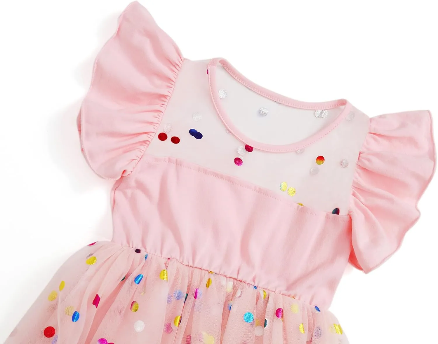 Toddler Baby Girl Tutu Tulle Dress Sleeveless Fluffy Cute Party Sundress