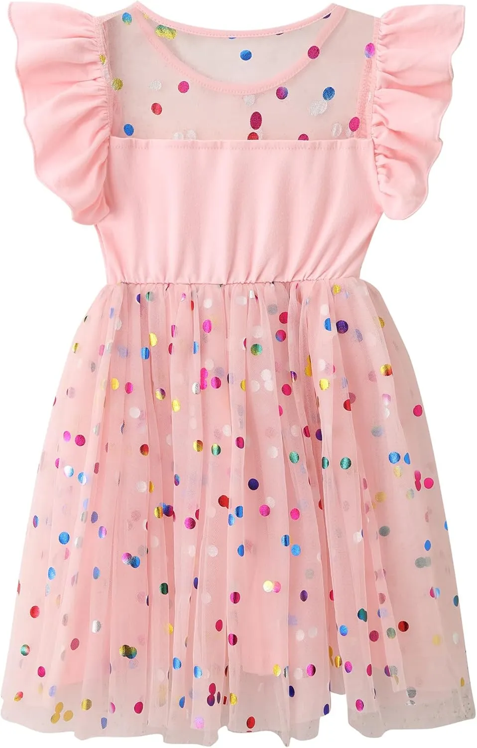 Toddler Baby Girl Tutu Tulle Dress Sleeveless Fluffy Cute Party Sundress