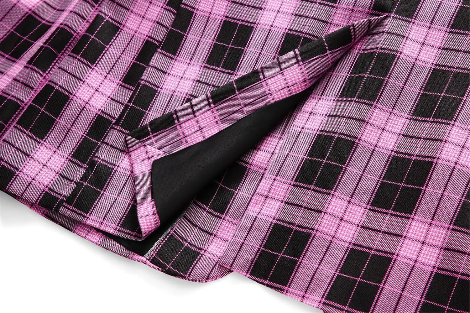 UNINUKOO Men's Blazer Plaid Casual Slim Fit Sport Coats One Button Lightweight Checkered Suit Jacket