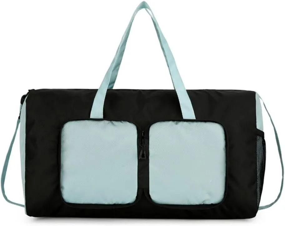 Versatile Travel Foldable Garment Bag with Adjustable Strap Large Waterproof Overnight Bag Beach Swim Bag for Sports Gym