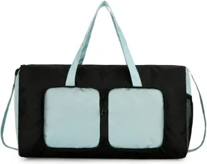 Versatile Travel Foldable Garment Bag with Adjustable Strap Large Waterproof Overnight Bag Beach Swim Bag for Sports Gym