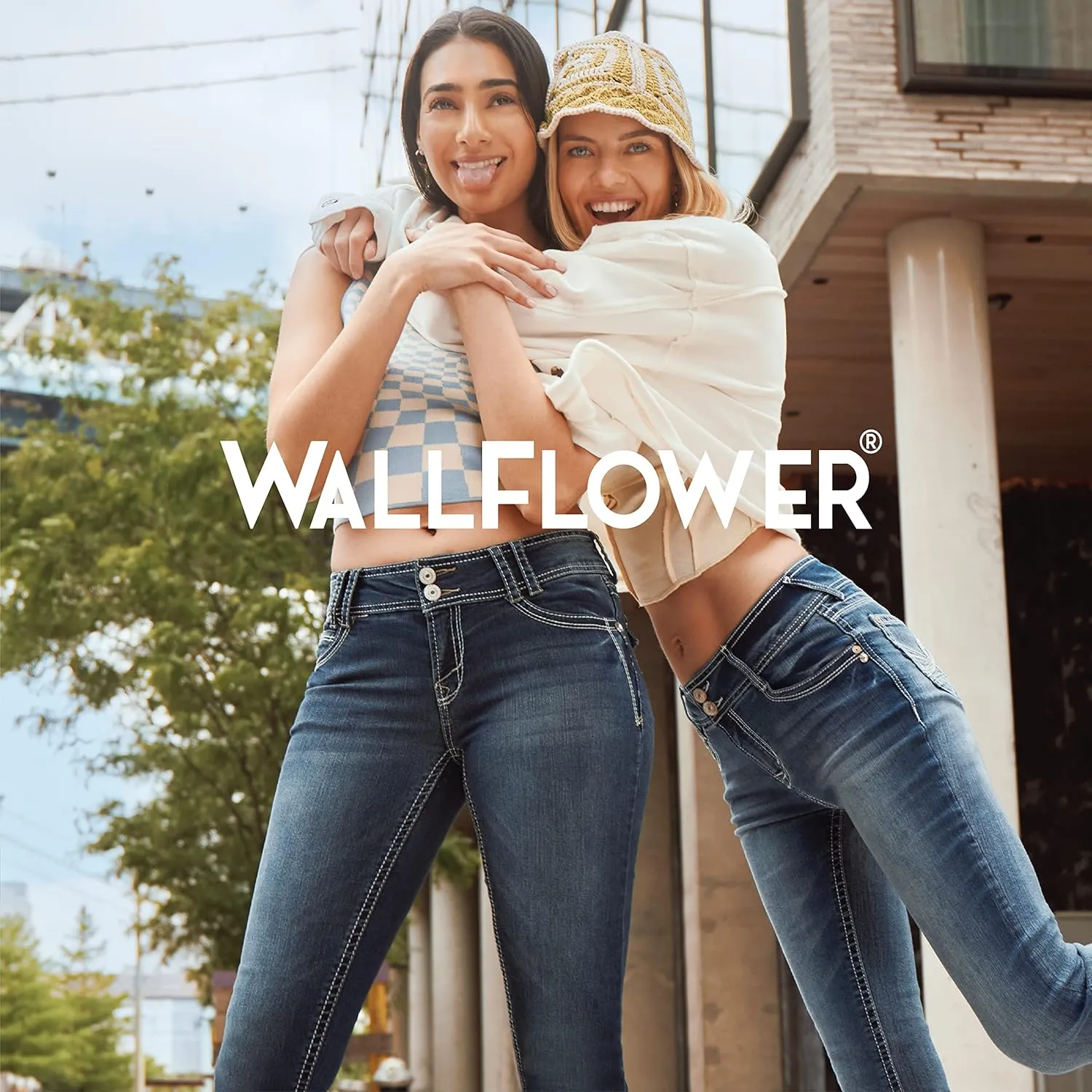WallFlower Women's Sassy Ankle Skinny High-Rise Insta Soft Juniors Jeans
