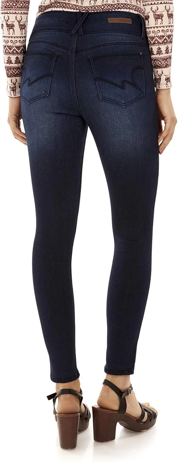 WallFlower Women's Sassy Skinny High-Rise Insta Soft Juniors Jeans (Standard and Plus)