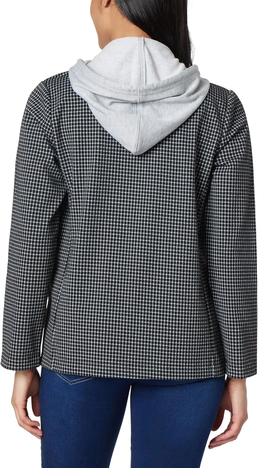 WallFlower Women's Twofer Hooded Blazer