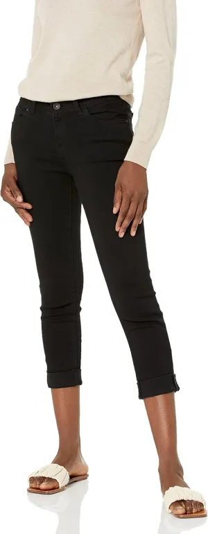 WallFlower Women's Ultra Crop Mid-Rise Insta Soft Juniors (Standard and Plus)