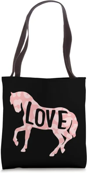 Wholesome Horse Barn Aesthetic Rustic Equine Horse Love Tote Bag