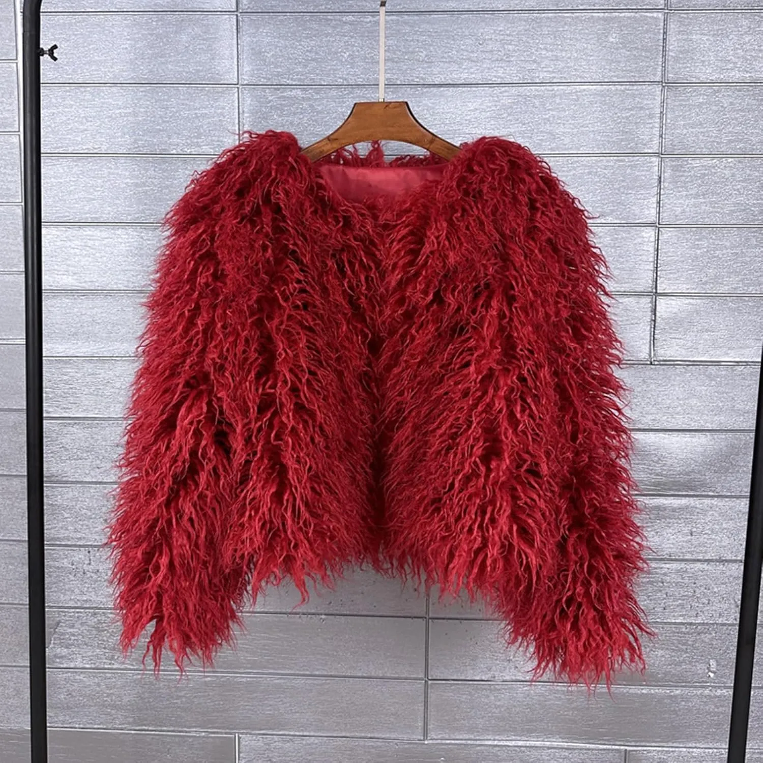 Winter Fluffy Faux Fur Coat Women's Shaggy Jacket Long Sleeve Outwear