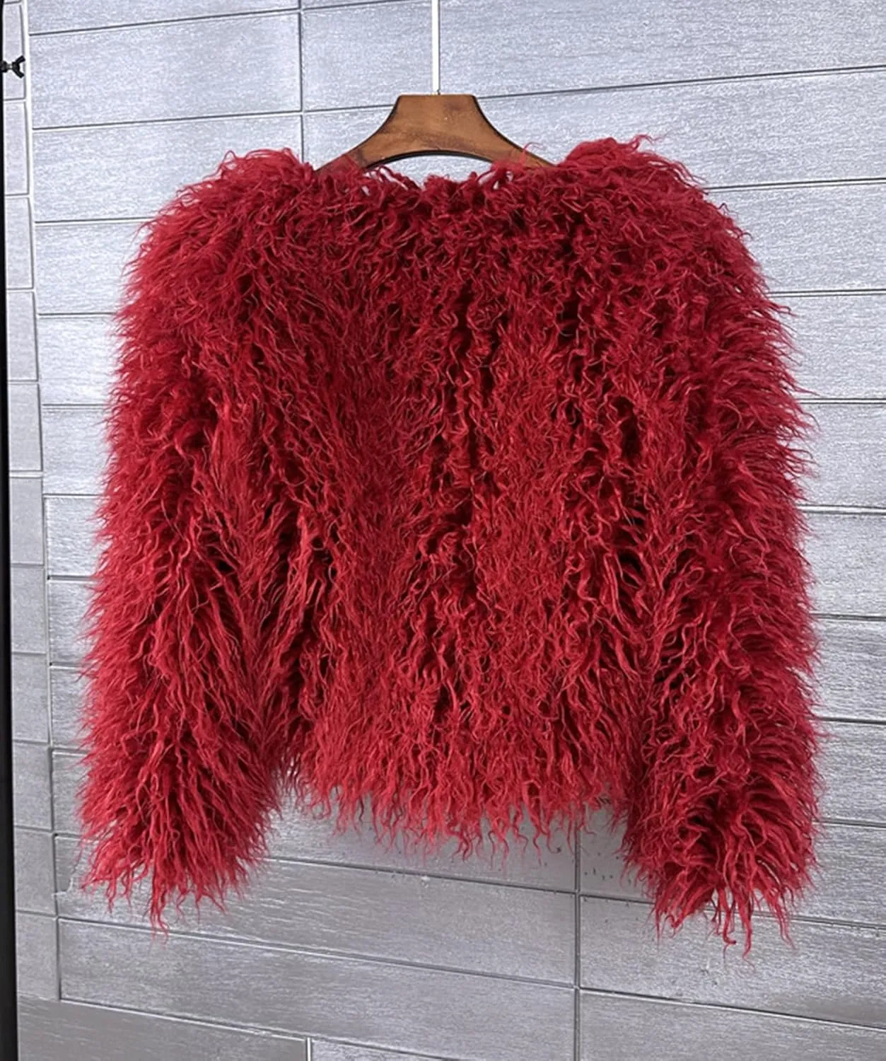 Winter Fluffy Faux Fur Coat Women's Shaggy Jacket Long Sleeve Outwear