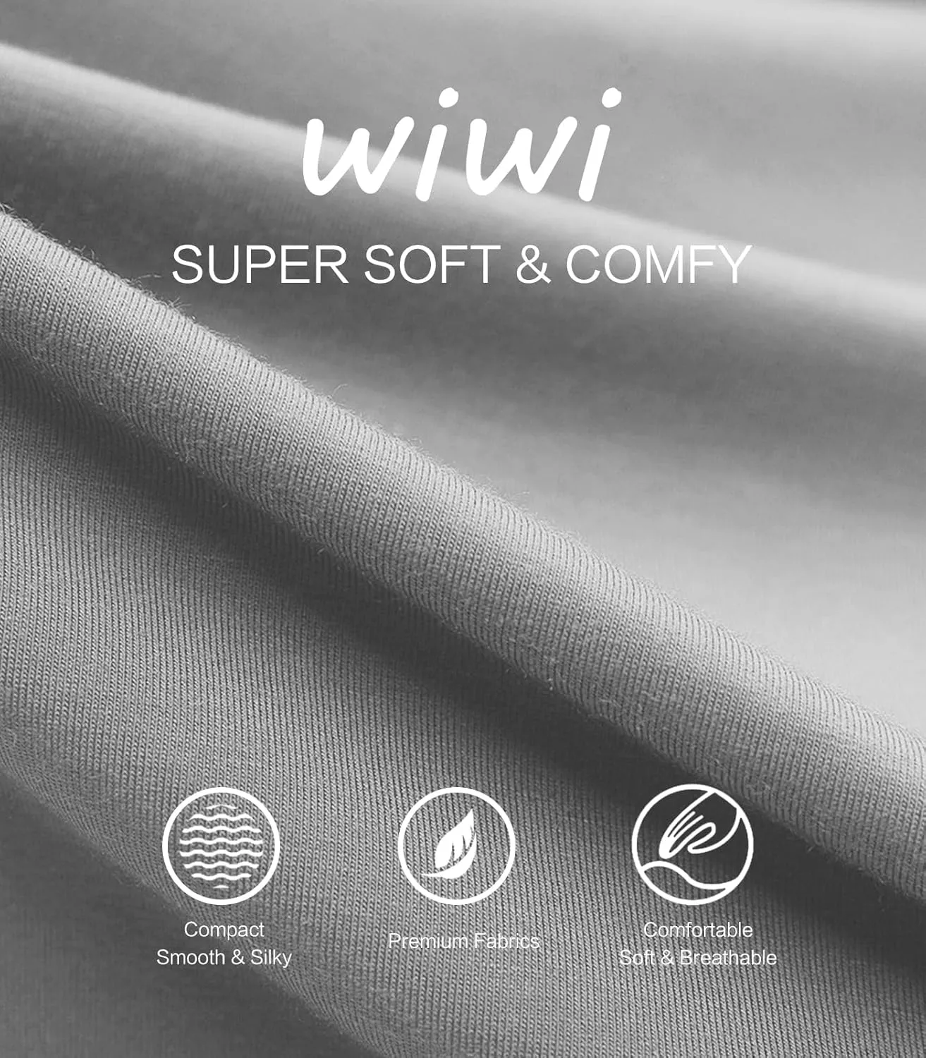 WiWi Women's Casual Wide Leg Palazzo Pants Comfy Lounge Pajama Bottoms Viscose from Bamboo Yoga Sweatpants S-XXL