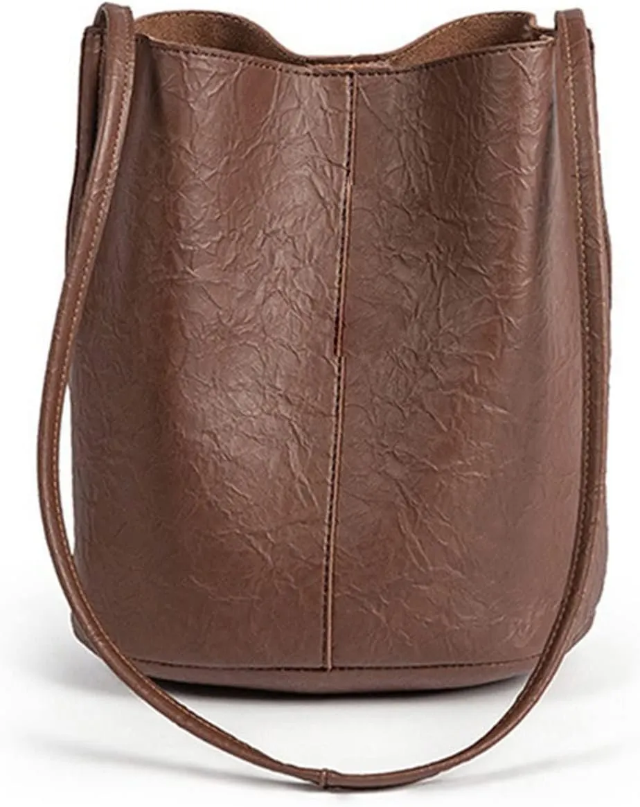 Women's Handbags Women's Single Shoulder Bag Bucket Bag Bag Large Capacity Messenger Bag Women's Handbag Convenient