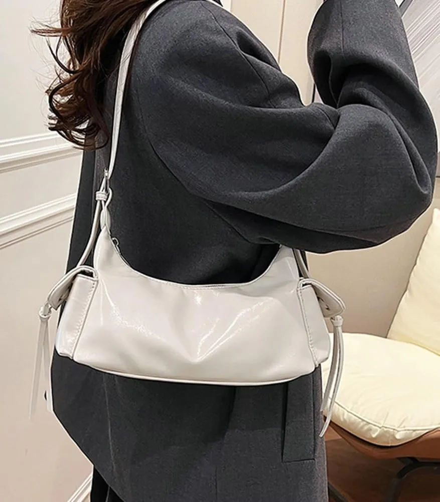 Y2k Shoulder Bag for Women, Multi-Pockets Goth Purse Trendy Handbag Purse with Adjustable Strap