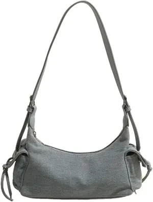 Y2k Shoulder Bag for Women, Multi-Pockets Goth Purse Trendy Handbag Purse with Adjustable Strap