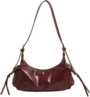 Y2k Shoulder Bag for Women, Multi-Pockets Goth Purse Trendy Handbag Purse with Adjustable Strap