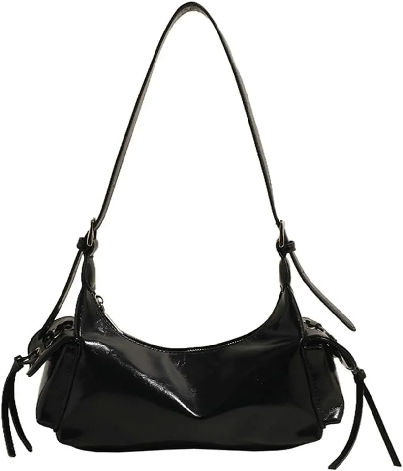 Y2k Shoulder Bag for Women, Multi-Pockets Goth Purse Trendy Handbag Purse with Adjustable Strap
