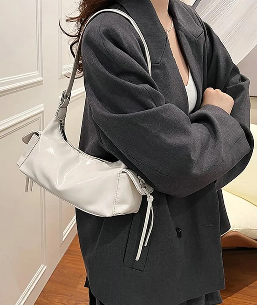 Y2k Shoulder Bag for Women, Multi-Pockets Goth Purse Trendy Handbag Purse with Adjustable Strap